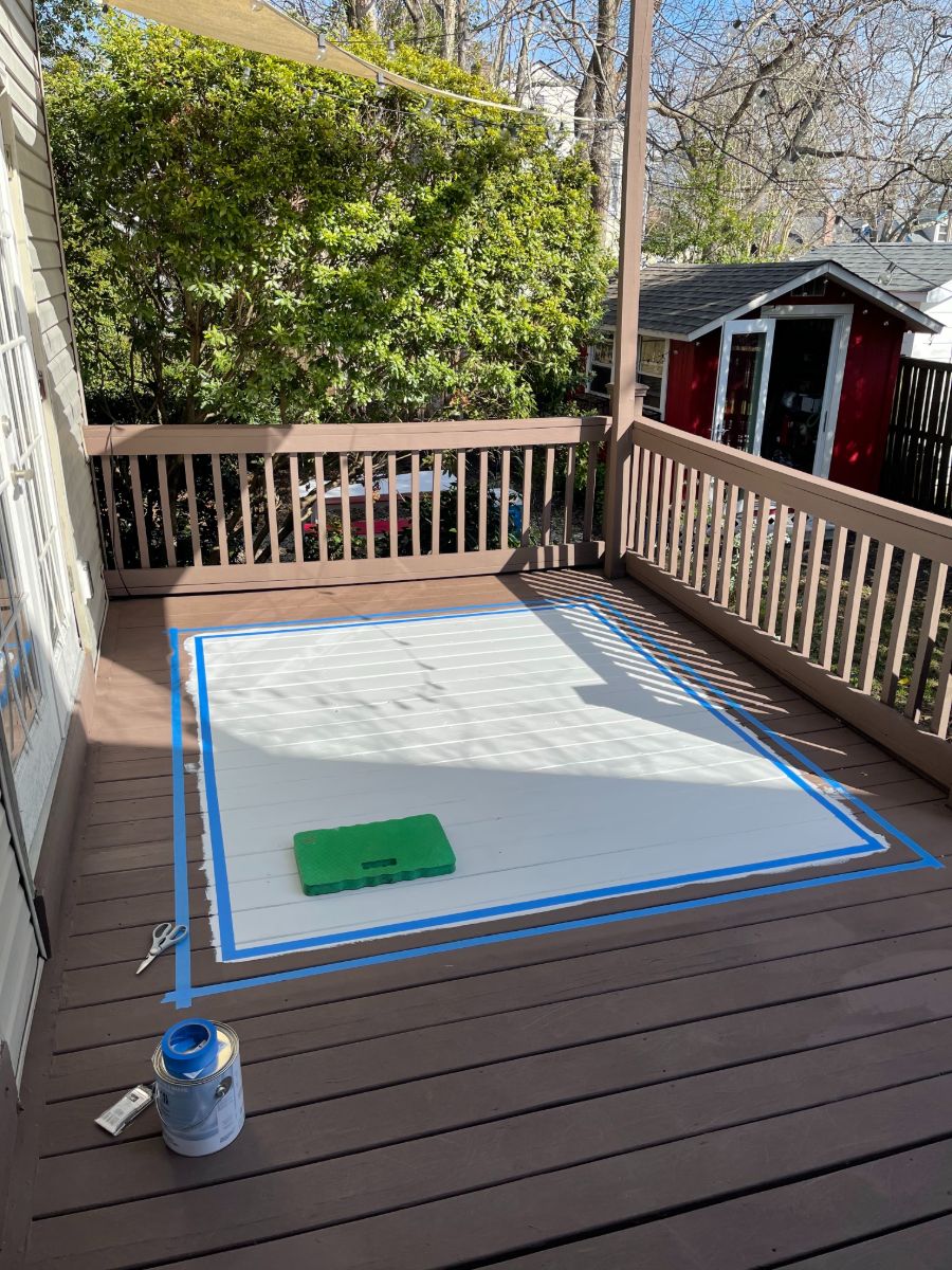 How to Paint an Outdoor Rug (That's Cheap and Durable!)